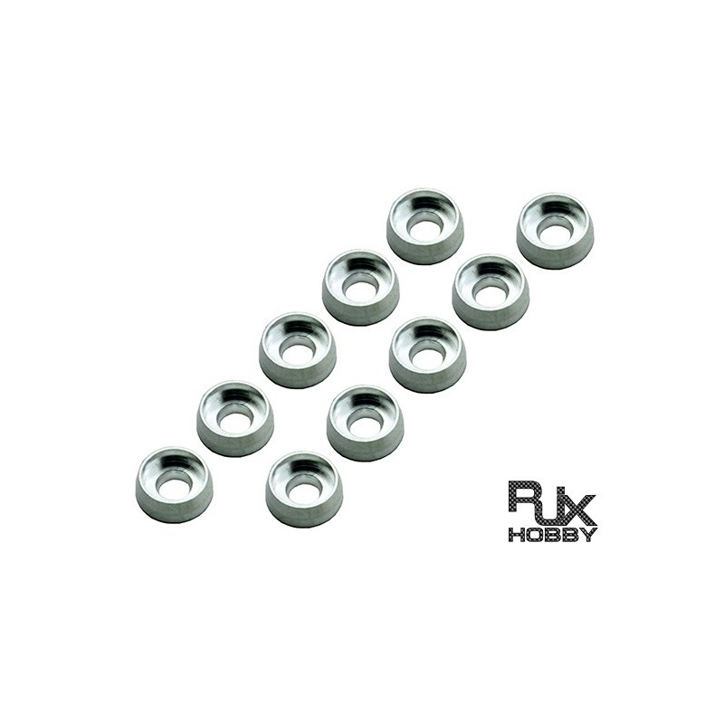 RJX 2.5mm Finish Cap (x10 PCS) Silver