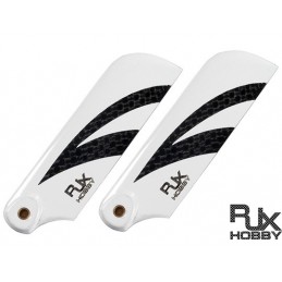 RJX Black and White 70mm Tail CF Blades