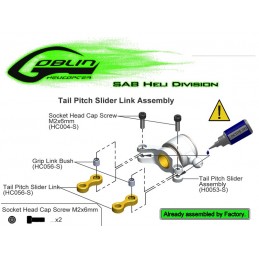 Tail pitch slider - Goblin 630/700/770