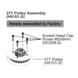 H0101-S - Main Pulley 37T