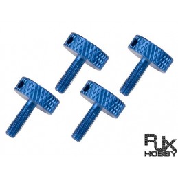 RJX M3 Canopy ThumbScrew (Blue)