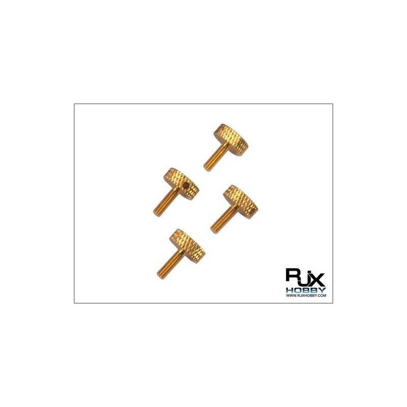 RJX M3 Canopy ThumbScrew (Golden)