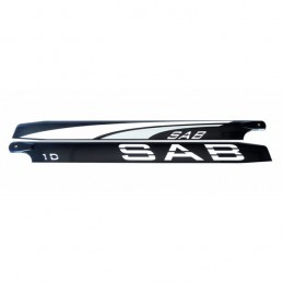 PALES SAB Black Line Carbon Fiber Main Blades 720mm