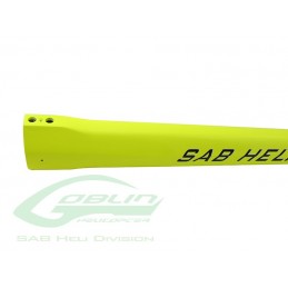 H0622-S - Carbon Fiber Tail Boom Yellow - Goblin 500 Sport