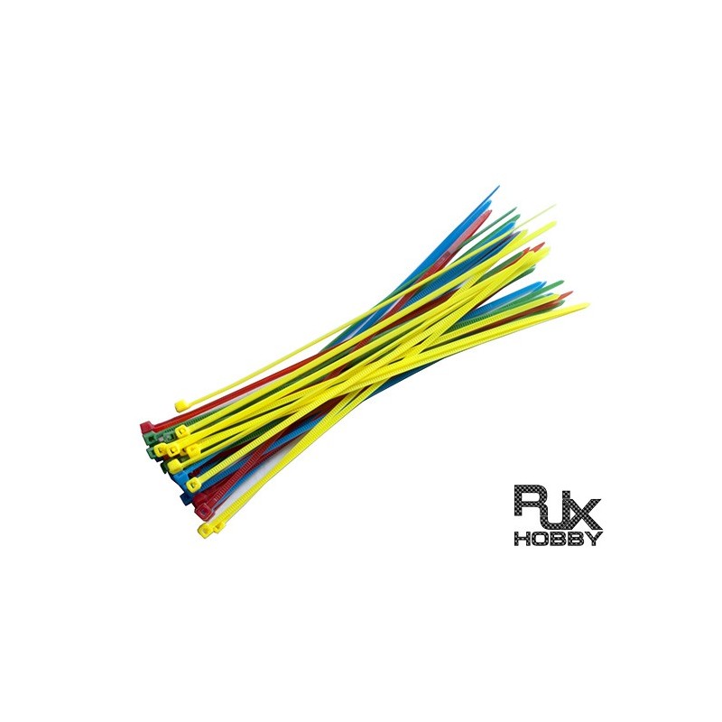 HA0709 - RILSAN RJX Cable Binder ( Mix Color) 2.5 x100mm x 40pcs