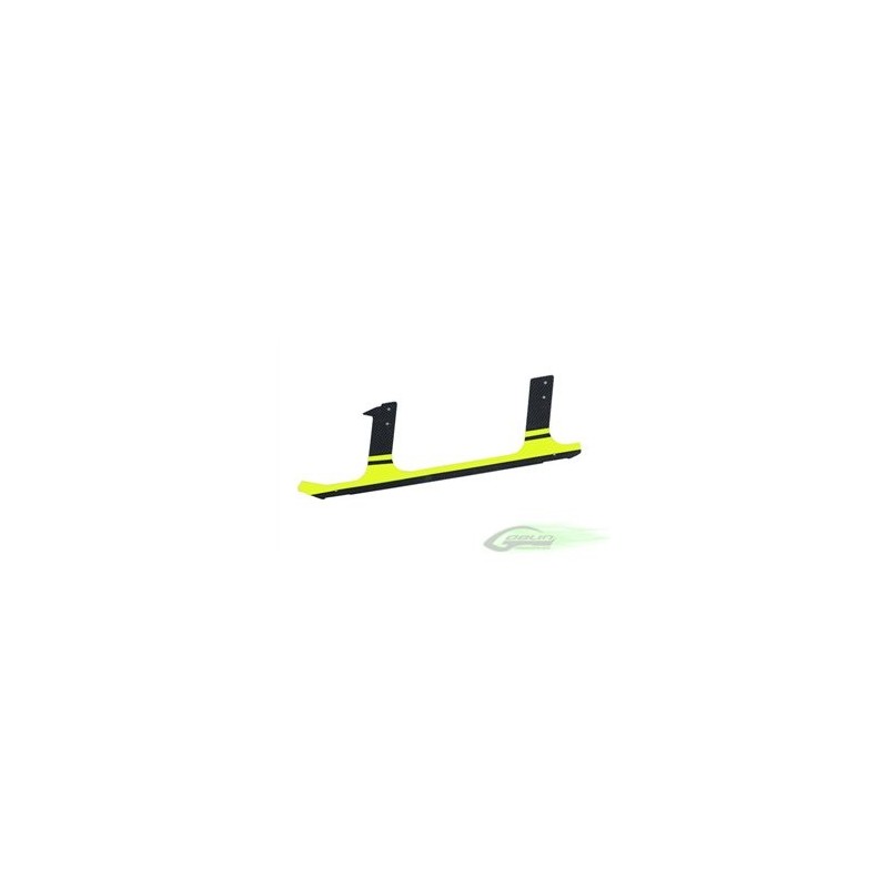 H0106-S - Low Profile Carbon Fiber landing gear (1pc) Yellow - Goblin 630/700/770