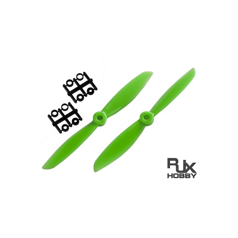 HELICE RJX ABS 6045 BLADES QUADCOPTER CW et CCW (GREEN)