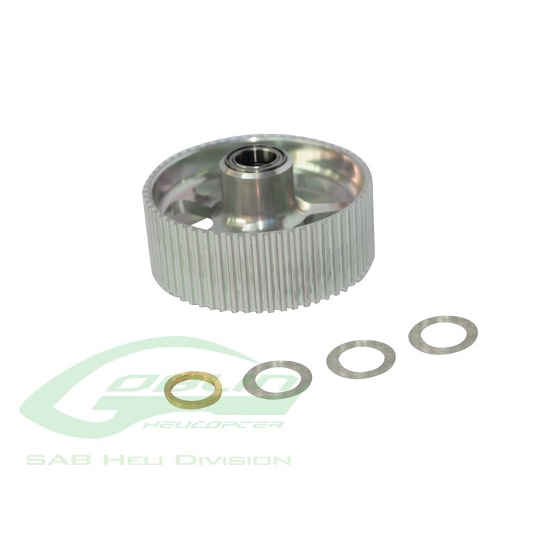Aluminum Double Bearing One Way Pulley - Goblin 770/Goblin 700 Competi