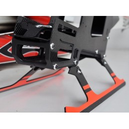 Carbon Fiber Landing Gear Red - Goblin 500