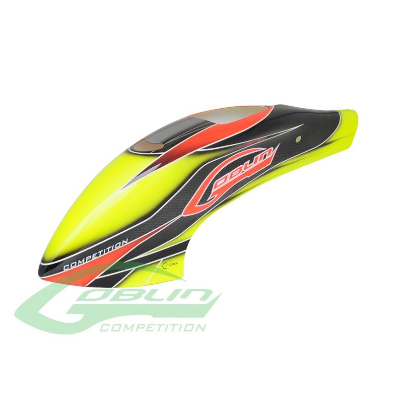 Canomod Airbrush Canopy Yellow/Orange - Goblin 630 Competition