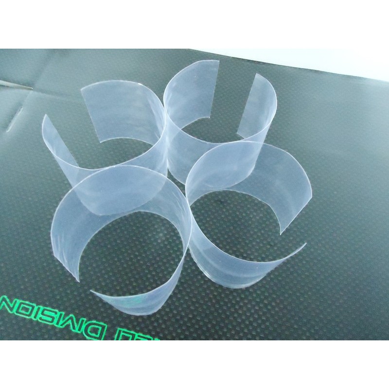 Heat Shrink - Clear (8pcs x 350mm) - GAINE THERMORECTRACTABLE BATTERIE