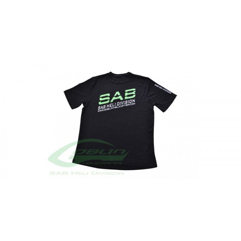 HM025-M - Tee-shirt noir SAB - TAILLE M