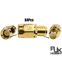 RJX1232 - RJX SMA /Male to RPSMA /Female Adapter X4Pcs