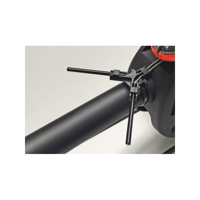 04954 - MIKADO Antenna support for tailboom, black