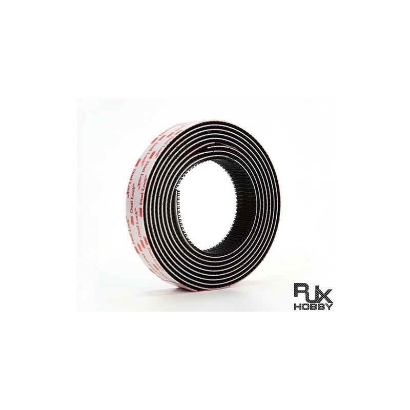 RJX1623 - RJX Velcro 1000x25mm pour montage intérieur / extérieur