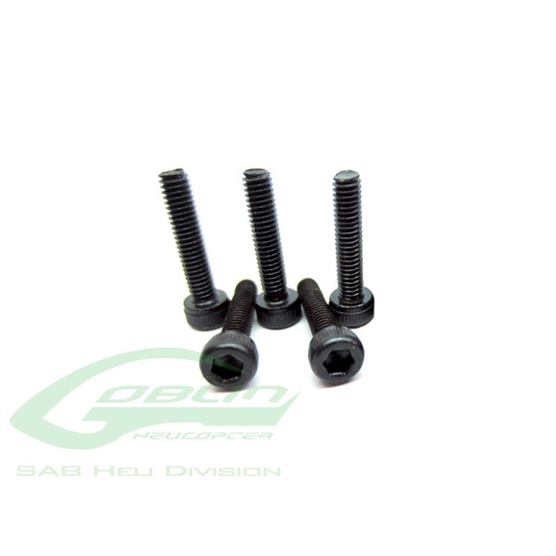 HC022-S - Socket Head Cap M2.5 x 10 (5pcs) - Goblin 380 a 570 KSE