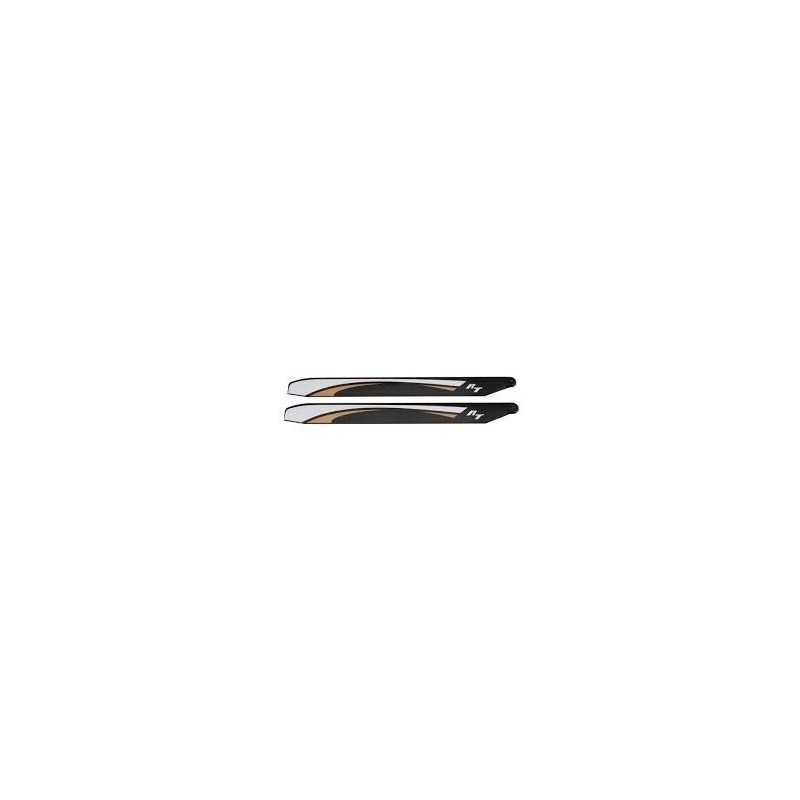 04935 - Pales princiaples Fun-Key/Rotortech carbon rotorblade, 640mm