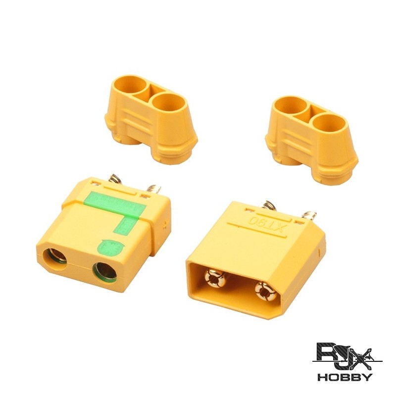 XT90 Connector Yellow - Male and Female x 1 paire