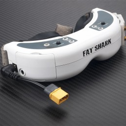 RJX2372 - XT60 Adaptateur mâle pour prise mâle 5.5mm x 2.5mm pour lunettes FPV - 2 cm