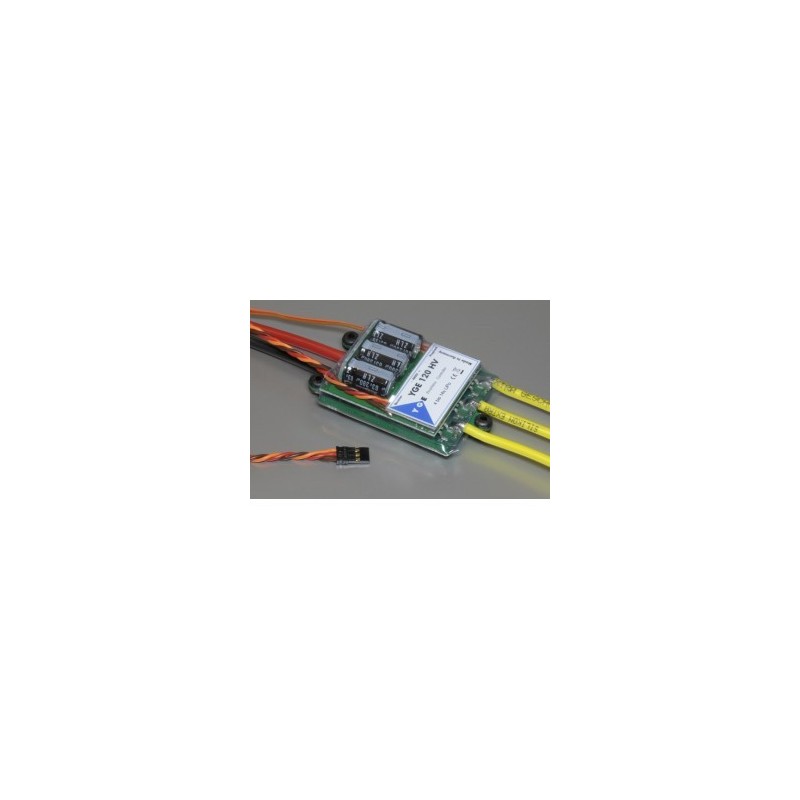 CONTROLEUR Brushless YGE 120A High Voltage