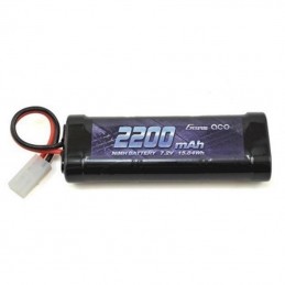 B-2200-7.2V-NIMH-TAMIYA - Gens ace 2200mAh 7.2V NIMH Battery avec Tamiya Plug