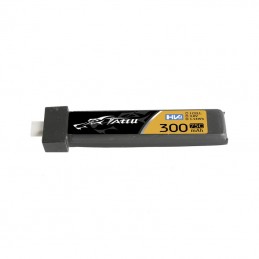 TA-75C-300-1S1P-HV-BT2.0-5 - Tattu 300mAh 3.8V 75C 1S1P HV Lipo Battery Pack with BT 2.0 plug