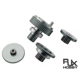 RJX Standard Tail Servo gear sets for FS0521THV and BLS 0521THV